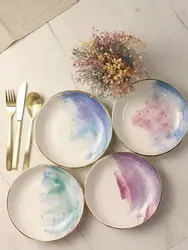 Набор салатников Porland Cosmos 415 мл 4шт, белый, фиолетовый, зеленый