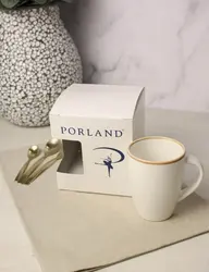 Кружка Porland Seasons 260 мл, бежевая, подарочная упаковка