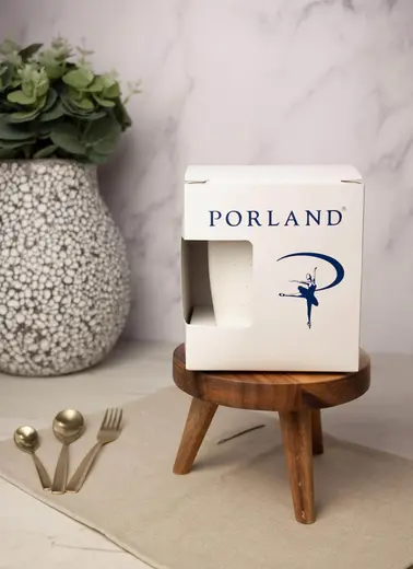 Кружка Porland Seasons 260 мл, бежевая, подарочная упаковка