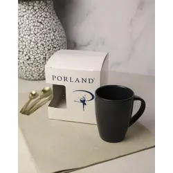 Кружка Porland Seasons 260 мл, черная, подарочная упаковка