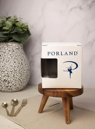 Кружка Porland Seasons 260 мл, черная, подарочная упаковка