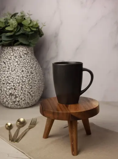 Кружка Porland Seasons 260 мл, черная, подарочная упаковка