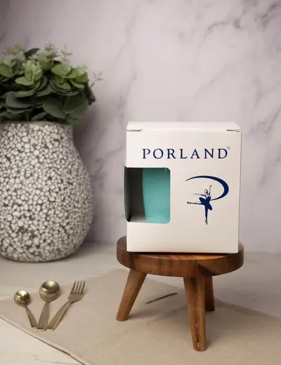 Кружка Porland Seasons 260 мл, бирюзовая, подарочная упаковка