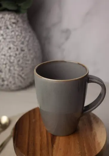 Кружка Porland Seasons 260 мл, темно-серая, подарочная упаковка