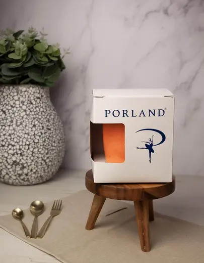 Кружка Porland Seasons 260 мл, оранжевая, подарочная упаковка