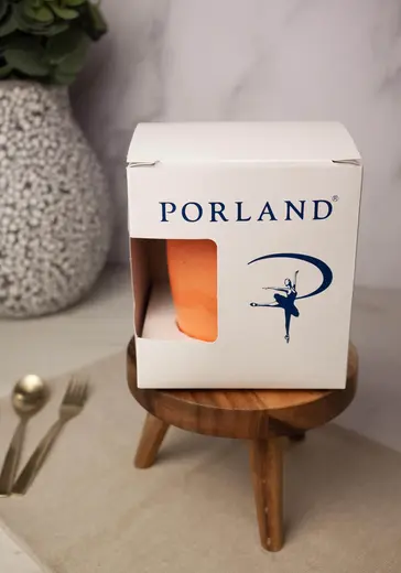 Кружка Porland Seasons 260 мл, оранжевая, подарочная упаковка