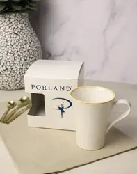 Кружка Porland Seasons 340 мл, бежевая, подарочная упаковка