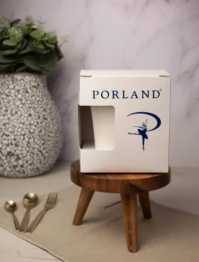 Кружка Porland Seasons 340 мл, бежевая, подарочная упаковка