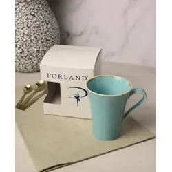 Кружка Porland Seasons 340 мл, бирюзовая, подарочная упаковка