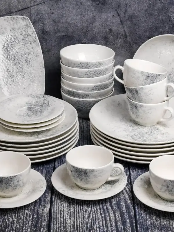 Сервиз столовый Porland Smoky 32 предмета, на 6 персон