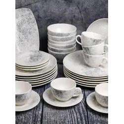 Сервиз столовый Porland Smoky 32 предмета, на 6 персон
