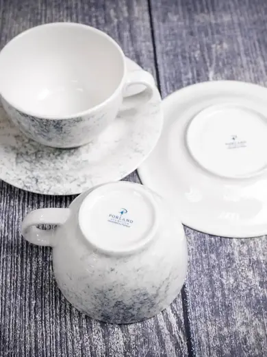 Набор чайных пар Porland Smoky 280 мл, две пары