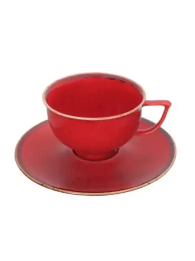 Чашка кофейная, Porland, Seasons Red, 95 мл, к блюдцу 12CA12