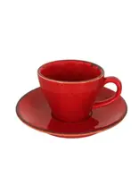 Чашка чайная, Porland, Seasons Red, 175 мл, к блюдцу 13OT16