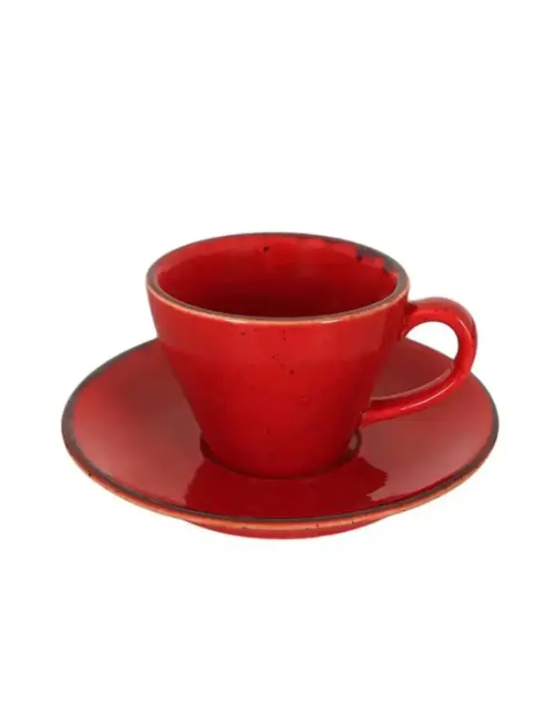 Чашка чайная, Porland, Seasons Red, 175 мл, к блюдцу 13OT16