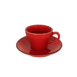 Чашка чайная, Porland, Seasons Red, 175 мл, к блюдцу 13OT16