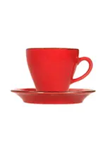 Чашка чайная, Porland, Seasons Red, 300 мл, к блюдцу 13OT16