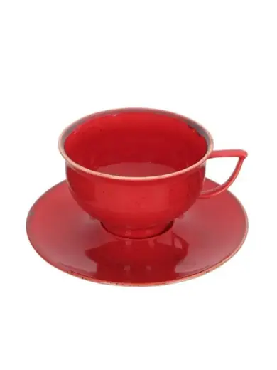 Чашка чайная, Porland, Seasons Red, 210 мл, к блюдцу 13CA15