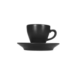 Чашка кофейная, Porland, Seasons Black, 70 мл, к блюдцу 12OT12