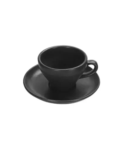 Чашка кофейная, Porland, Seasons Black, 100 мл, к блюдцу 128114