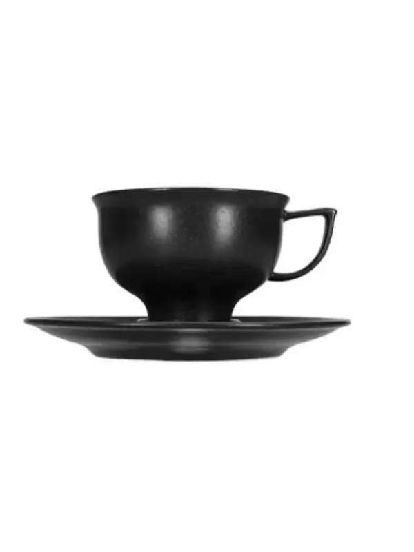 Чашка кофейная, Porland, Seasons Black, 95 мл, к блюдцу 12CA12