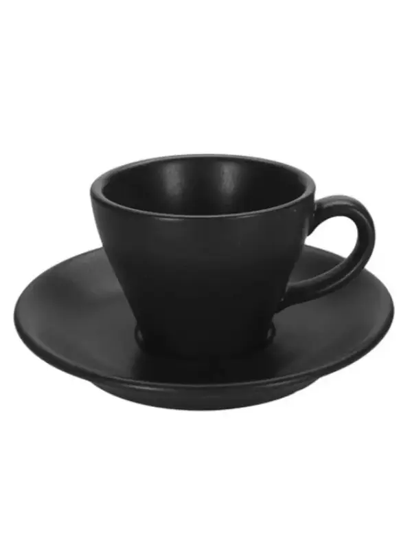 Чашка чайная, Porland, Seasons Black, 175 мл, к блюдцу 13OT16