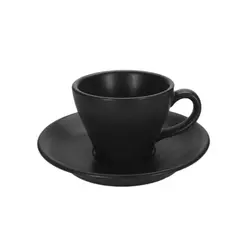 Чашка чайная, Porland, Seasons Black, 175 мл, к блюдцу 13OT16