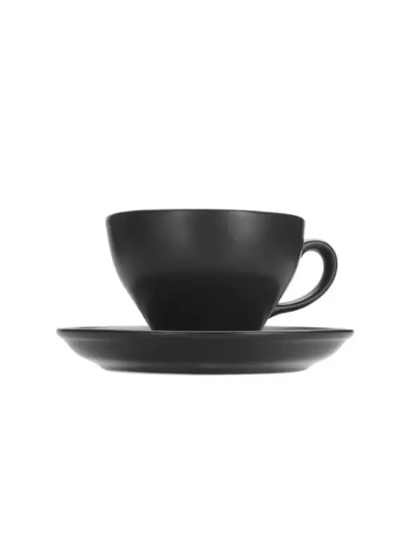 Чашка чайная, Porland, Seasons Black, 365 мл, к блюдцу 138117