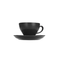 Чашка чайная, Porland, Seasons Black, 365 мл, к блюдцу 138117