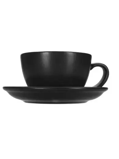 Чашка чайная, Porland, Seasons Black, 280 мл, к блюдцу 138615