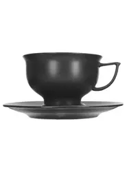 Чашка чайная, Porland, Seasons Black, 210 мл, к блюдцу 13CA15