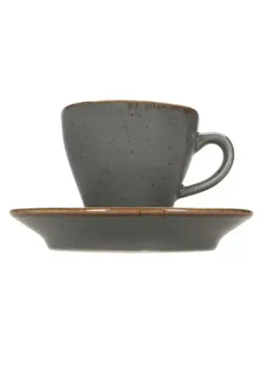 Чашка кофейная, Porland, Seasons Dark Grey, 70 мл (к блюдцу 12OT12)