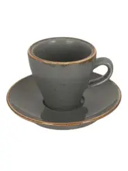 Чашка кофейная, Porland, Seasons Dark Grey, 70 мл (к блюдцу 12OT12)