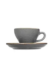 Чашка кофейная, Porland, Seasons Dark Grey, 100 мл, (к блюдцу 128114)