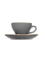 Чашка кофейная, Porland, Seasons Dark Grey, 100 мл, (к блюдцу 128114)