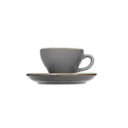 Чашка кофейная, Porland, Seasons Dark Grey, 100 мл, (к блюдцу 128114)