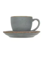 Чашка кофейная, Porland, Seasons Dark Grey, 90 мл (к блюдцу 128612)