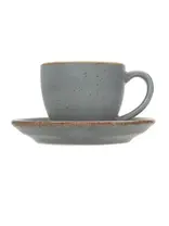 Чашка кофейная, Porland, Seasons Dark Grey, 90 мл (к блюдцу 128612)