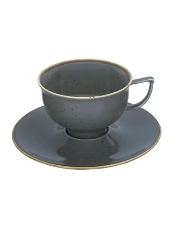 Чашка кофейная, Porland, Seasons Dark Grey, 95 мл (к блюдцу 12CA12)