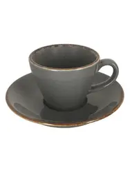 Чашка чайная, Porland, Seasons Dark Grey, 175 мл (к блюдцу 13OT16)