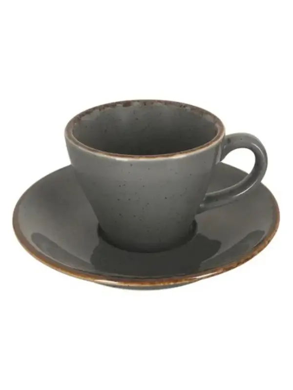 Чашка чайная, Porland, Seasons Dark Grey, 175 мл (к блюдцу 13OT16)