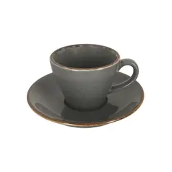 Чашка чайная, Porland, Seasons Dark Grey, 175 мл (к блюдцу 13OT16)