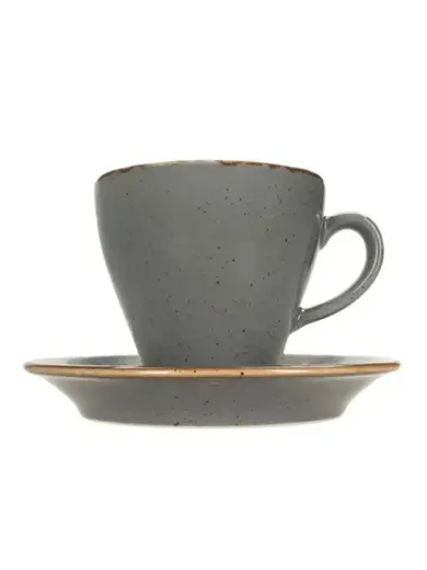 Чашка чайная, Porland, Seasons Dark Grey, 300 мл (к блюдцу 13OT16)