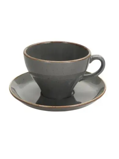 Чашка чайная, Porland, Seasons Dark Grey, 365 мл (к блюдцу 138117)