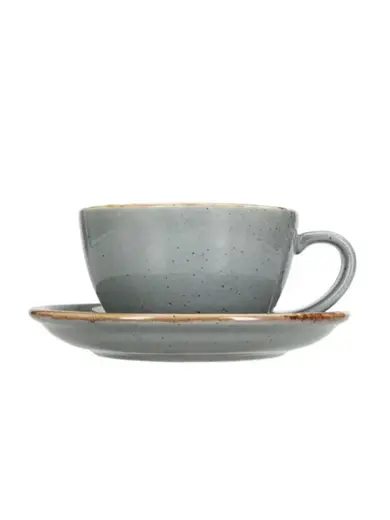 Чашка чайная, Porland, Seasons Dark Grey, 200 мл (к блюдцу 138614)