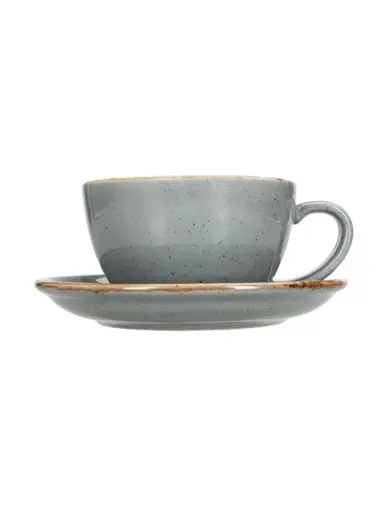 Чашка чайная, Porland, Seasons Dark Grey, 280 мл (к блюдцу 138615)