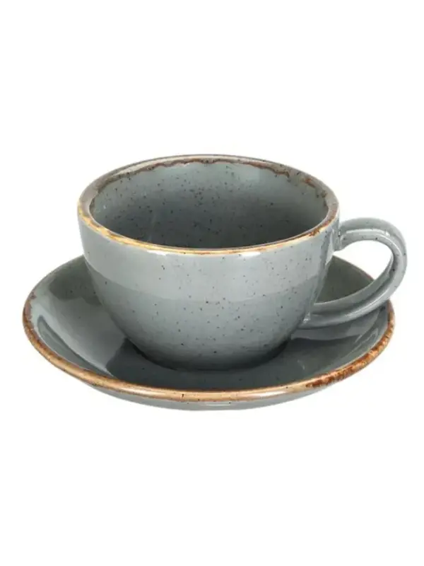 Чашка чайная, Porland, Seasons Dark Grey, 280 мл (к блюдцу 138615)