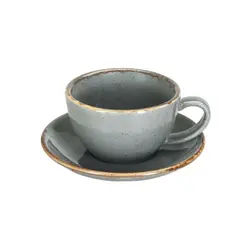 Чашка чайная, Porland, Seasons Dark Grey, 280 мл (к блюдцу 138615)