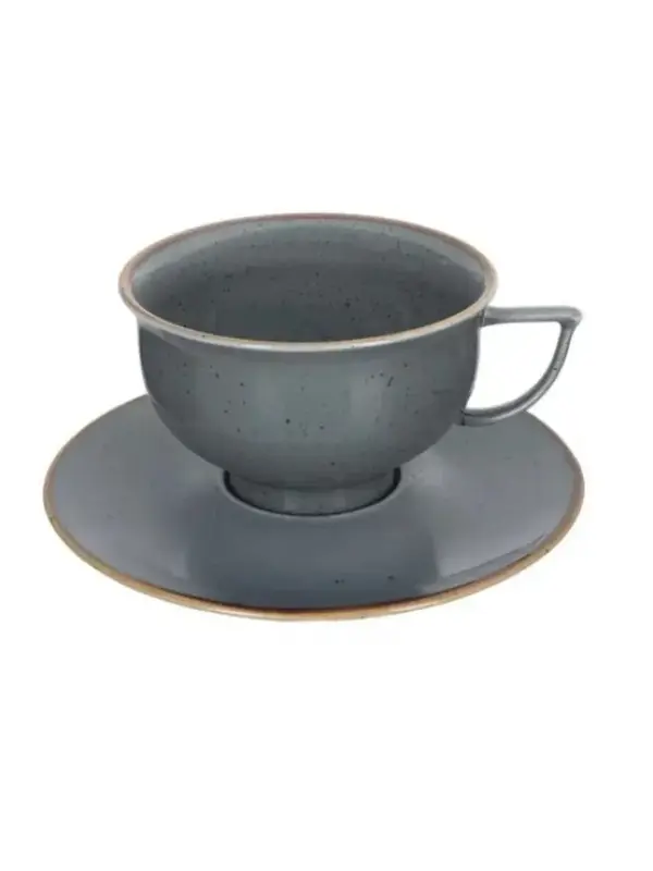 Чашка чайная, Porland, Seasons Dark Grey, 210 мл (к блюдцу 13CA15)
