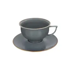 Чашка чайная, Porland, Seasons Dark Grey, 210 мл (к блюдцу 13CA15)